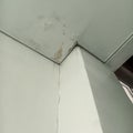 Damaged ceiling