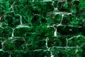 Damaged dark green surface of an old abandoned brick wall for texture background Royalty Free Stock Photo