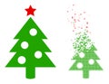 Damaged Dot and Original New Year Tree Icon