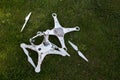 Damaged drone Royalty Free Stock Photo