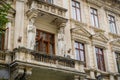 Old building in the old town part of downtown Bucharest Royalty Free Stock Photo