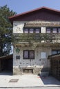 Damaged facaded of the Tunnel Museum of Sarajevo