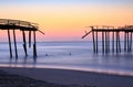 Damaged Fishing Pier Frisco North Carolina Royalty Free Stock Photo