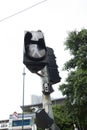 Damaged and Inoperative Traffic Light in Tung Chung, Hong Kong