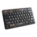 Damaged keyboard against transparent background for tech repair themes keyboard issues or electronic troubleshooting content Royalty Free Stock Photo