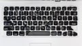 Damaged Laptop keyboard - cybercrime Royalty Free Stock Photo