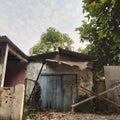 damaged and neglected house in indonesia