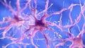 A damaged nerve cell Royalty Free Stock Photo