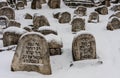 The Damaged OId Jewish Cemetery during siege of Sarajevo by Serbs.