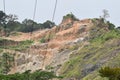 Quarrying on the Northern Range, Trinidad and Tobago Royalty Free Stock Photo