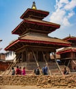 A Damaged Temple from 2015 Nepal Earthquake