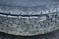 Damaged tire