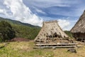 Collapsed traditional house