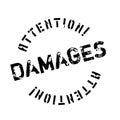 Damages rubber stamp