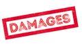 Damages rubber stamp Royalty Free Stock Photo