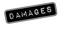 Damages rubber stamp Royalty Free Stock Photo