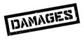 Damages rubber stamp Royalty Free Stock Photo