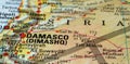 Damasco Siria road map