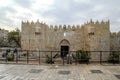 Damascus Gate entry to Old City Jerusalem Royalty Free Stock Photo