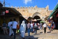 Damascus Gate is one of the main entrances to the Old City of Jerusalem,