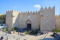 Damascus Gate is one of the main entrances to the Old City of Jerusalem,