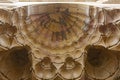 A ceiling decoration from a historic building