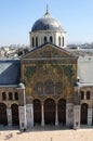 Damascus Umayyad Mosque is located in Syria. Royalty Free Stock Photo