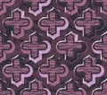 Damascus wallpaper. Arabian style pattern. Seamless texture. Vector background