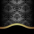 Damask Background with elegant Border