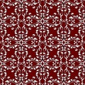 Damask Baroque vintage seamless pattern.