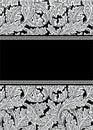 Damask frame Royalty Free Stock Photo