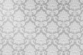Damask repeat pattern on old paper. Royalty Free Stock Photo