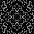 Damask seamless classic pattern Royalty Free Stock Photo