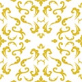 Damask seamless classic pattern Royalty Free Stock Photo