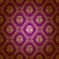 Damask seamless floral pattern Royalty Free Stock Photo