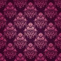 Damask seamless floral pattern Royalty Free Stock Photo