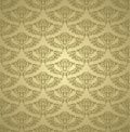 Damask seamless pattern Royalty Free Stock Photo