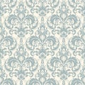 Damask seamless pattern background. Classical luxury old fashioned damask ornament, royal victorian seamless texture.