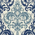 Damask seamless pattern background. Classical luxury old fashioned damask ornament, royal victorian seamless texture.