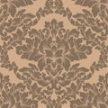 Damask seamless pattern intricate design