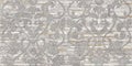 Damask seamless pattern with stone texture