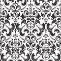 Damask seamless royal pattern. Royalty Free Stock Photo