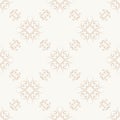 Damask vector background with patterned ornament. Royalty Free Stock Photo