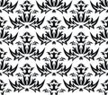 Damask (victorian) seamless pattern