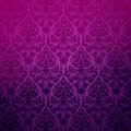 Damask vintage floral background pattern. Royalty Free Stock Photo