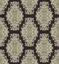 Damask vintage floral seamless pattern background