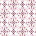 Damask vintage floral seamless pattern background Royalty Free Stock Photo