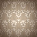 Damask vintage floral seamless pattern background Royalty Free Stock Photo