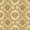 Damask vintage Seamless background Pattern. Elegant luxury texture