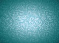 Damask vintage turquoise,aqua blue, cyanic, aquamarine background